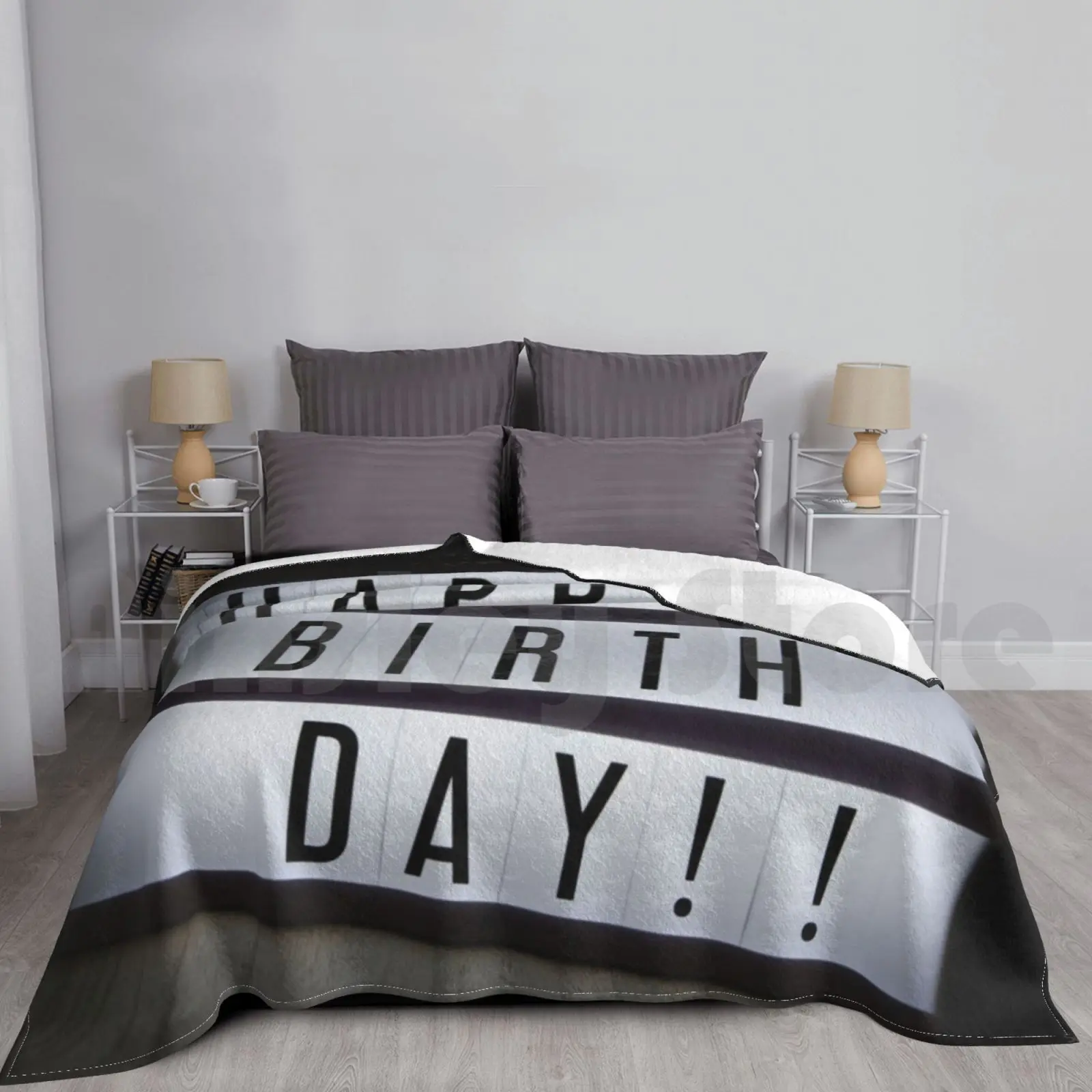 Happy Birthday! Blanket For Sofa Bed Travel Birthday Happy Congratz Congratulations Congrats Day Birth
Happy Birthday! Blanket For Sofa Bed Travel Birthday Happy Congratz Congratulations Congrats Day Birth