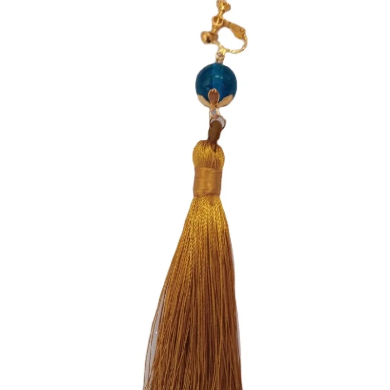 2021 Genshin Impact Cosplay Props Chinese Anime Figue Xingqiu Single Earring Tassel Ear Accessory for Women Men Costumes Prop
2021 Genshin Impact Cosplay Props Chinese Anime Figue Xingqiu Single Earring Tassel Ear Accessory for Women Men Costumes Prop
