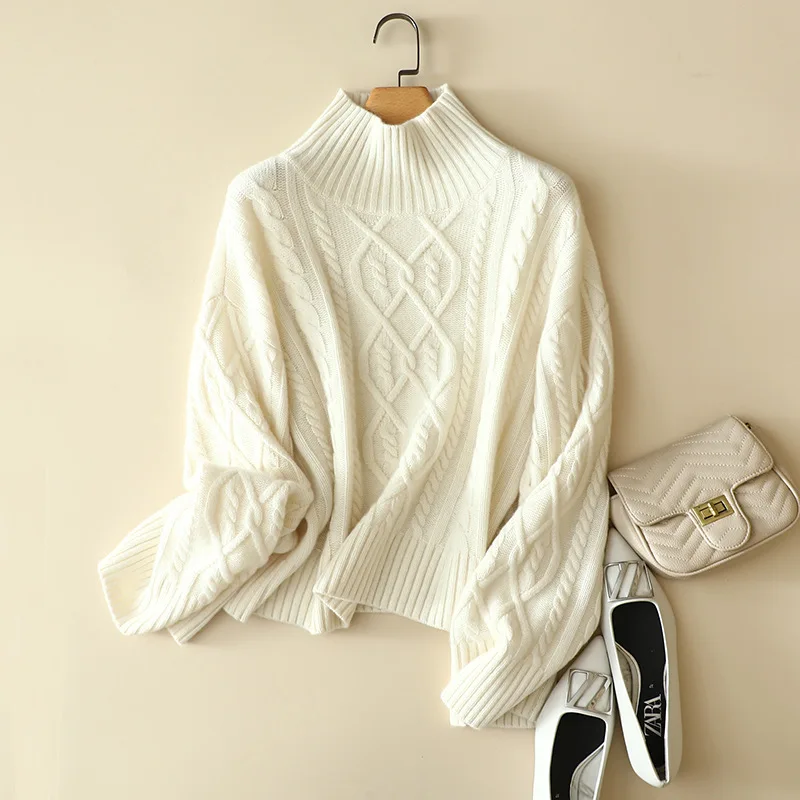 europe fashion winter cable chunky knit 100% cashmere sweater turtleneck womens thick chic julie jumper tops
europe fashion winter cable chunky knit 100% cashmere sweater turtleneck womens thick chic julie jumper tops