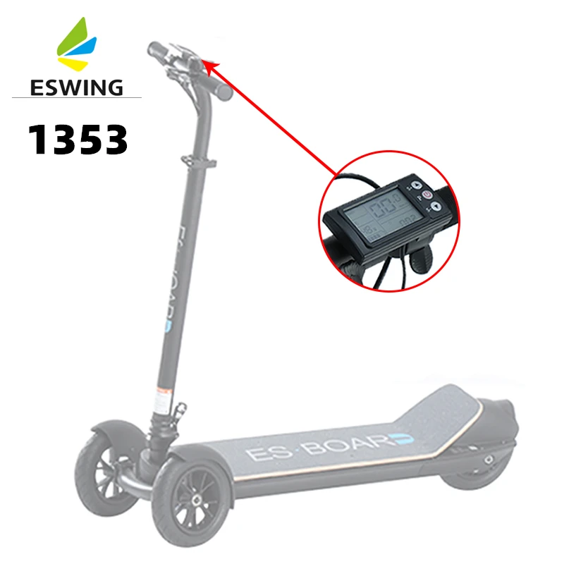 ESWING 1353 3-х колесный электрический скутер с ЖК-дисплеем жидкокристаллический измеритель 48 В
ESWING 1353 3-х колесный электрический скутер с ЖК-дисплеем жидкокристаллический измеритель 48 В