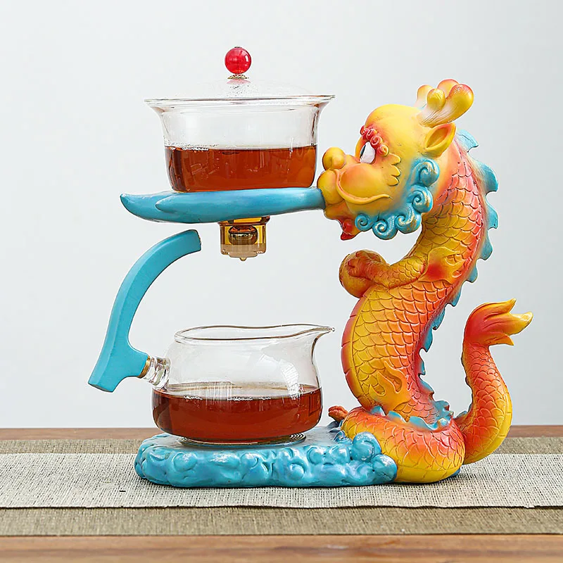 BORREY Heat-Resistant Glass Tea Set Magnetic Water Diversion Rotating Cover Bowl Semi-Automatic Kungfu Tea Set Turkish Drip Pot
BORREY Heat-Resistant Glass Tea Set Magnetic Water Diversion Rotating Cover Bowl Semi-Automatic Kungfu Tea Set Turkish Drip Pot