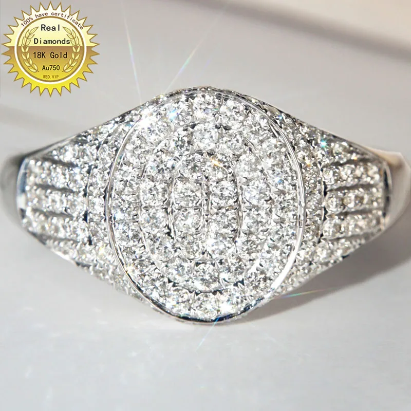 18k white gold 0.6ct Natural Real Diamond Ring Engagement&Wedding Jewellery have certificate
18k white gold 0.6ct Natural Real Diamond Ring Engagement&Wedding Jewellery have certificate