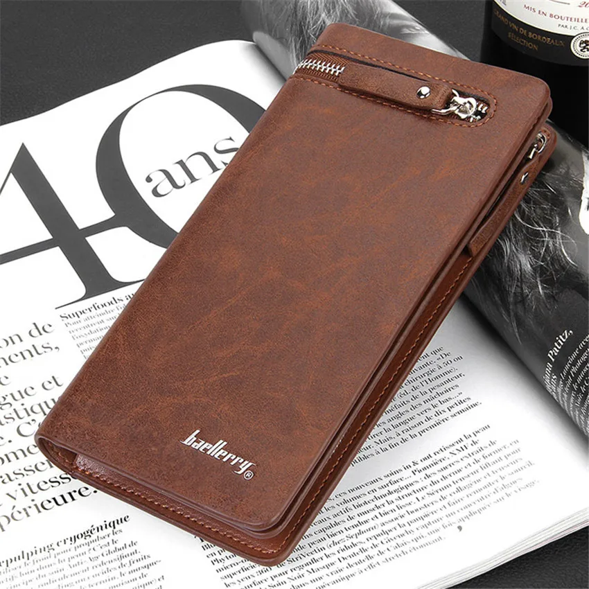 2020 Men New Wallet Vintage Long Clutch Big Capacity Zipper Male Wallets Business Mens Purse Luxury Brand Money Bag Card Holder
2020 Men New Wallet Vintage Long Clutch Big Capacity Zipper Male Wallets Business Mens Purse Luxury Brand Money Bag Card Holder