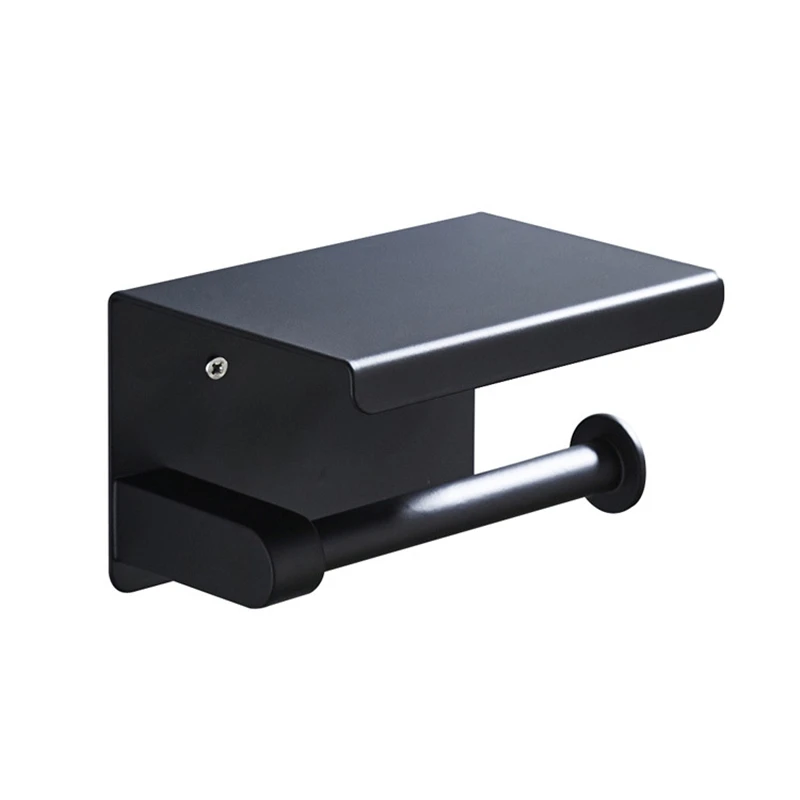 1PC Punch-Free 304 Stainless Steel Black Paper Towel Rack Hotel Home Bathroom Toilet Paper Multi-Function With Mobile Phone Rack
1PC Punch-Free 304 Stainless Steel Black Paper Towel Rack Hotel Home Bathroom Toilet Paper Multi-Function With Mobile Phone Rack