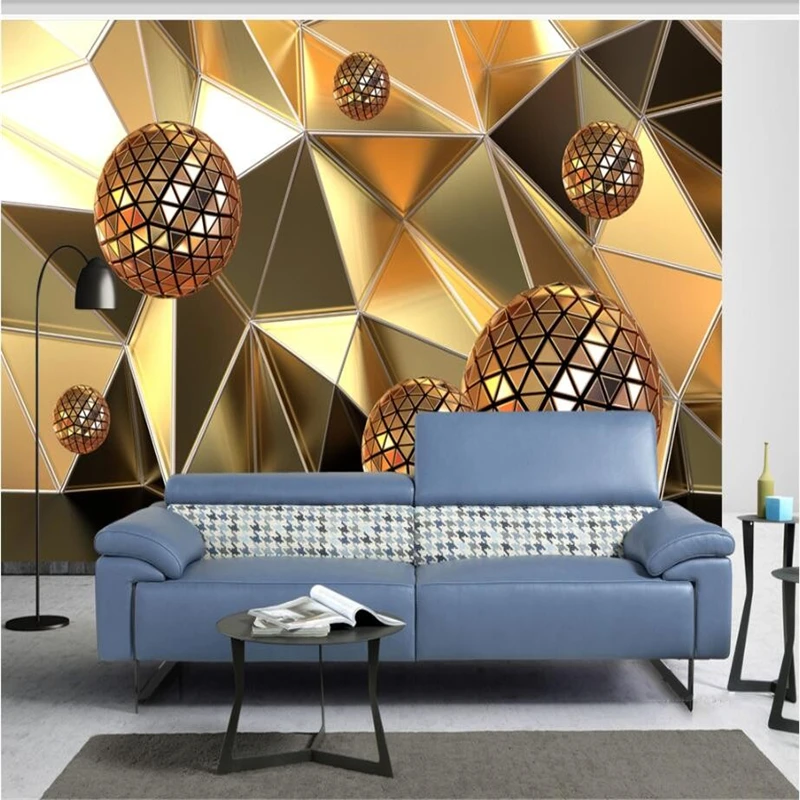 3DBEIBEHANG Large custom wallpaper fresco golden balls abstract space 3d living room bedroom lounge background Wall decoration
3DBEIBEHANG Large custom wallpaper fresco golden balls abstract space 3d living room bedroom lounge background Wall decoration