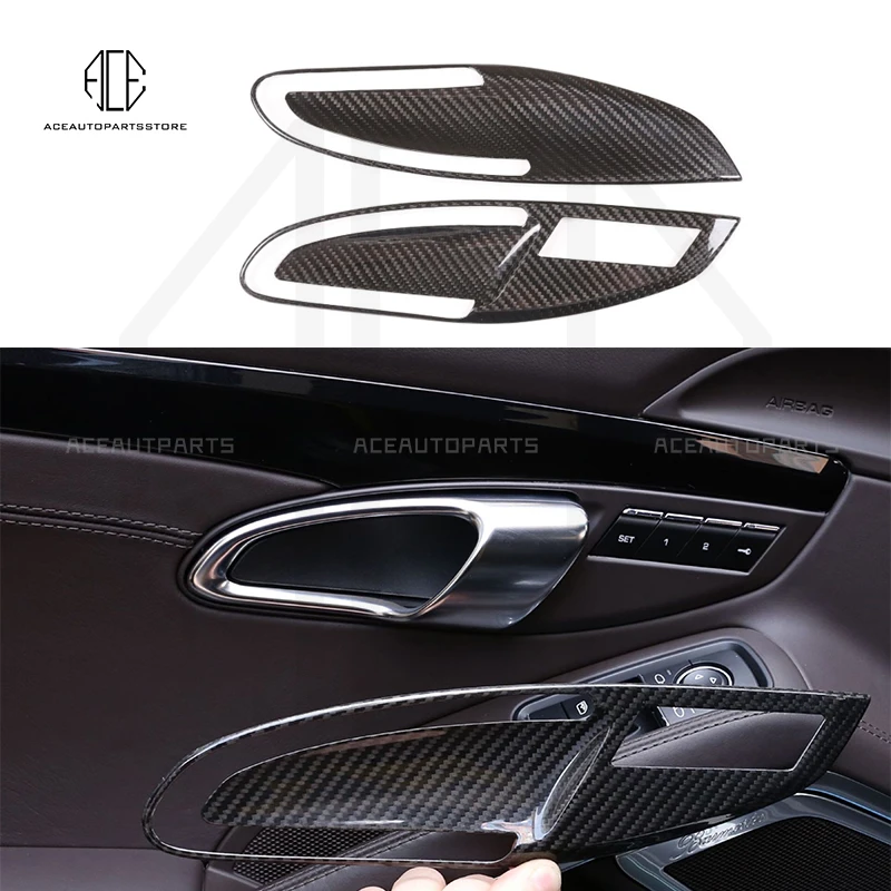 Real Carbon Inner Door Handle Bowl Panel Trim For Porsche 718 Cayman Boxster 911 2pcs
Real Carbon Inner Door Handle Bowl Panel Trim For Porsche 718 Cayman Boxster 911 2pcs