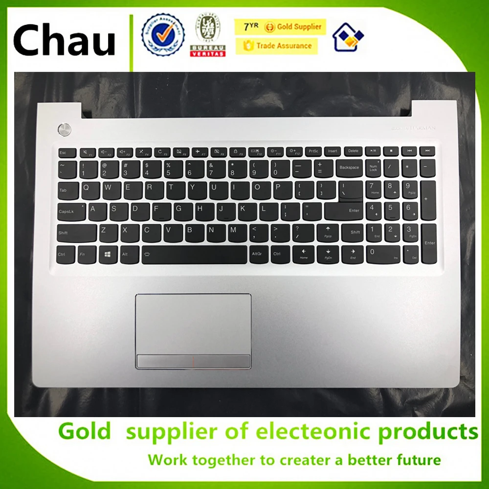 Подставка для рук chau, металлическая, для Lenovo 510-15ISK, с американской клавиатурой, с подсветкой тачпада
Подставка для рук chau, металлическая, для Lenovo 510-15ISK, с американской клавиатурой, с подсветкой тачпада