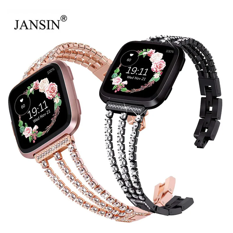 Diamond Watchband For Fitbit Versa /Versa 2 /Versa Lite/Versa SE Women Meatl Watch Bracelet For fitbit versa 3 Band Accessories
Diamond Watchband For Fitbit Versa /Versa 2 /Versa Lite/Versa SE Women Meatl Watch Bracelet For fitbit versa 3 Band Accessories