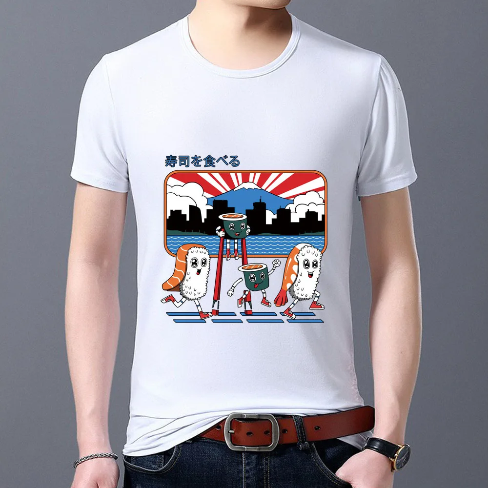 Men's T-shirt New Hot Sale Printed Fashion Japan Style Graphics Man Short-sleeved Tops Summer Streetwear White Male Tee Clothing
Men's T-shirt New Hot Sale Printed Fashion Japan Style Graphics Man Short-sleeved Tops Summer Streetwear White Male Tee Clothing