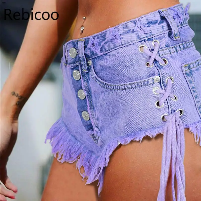 High waisted Mini Jeans Shorts Women Both Side Tie Mini Short Sexy Denim Shorts Jeans Summer Ladies Hot Shorts
High waisted Mini Jeans Shorts Women Both Side Tie Mini Short Sexy Denim Shorts Jeans Summer Ladies Hot Shorts