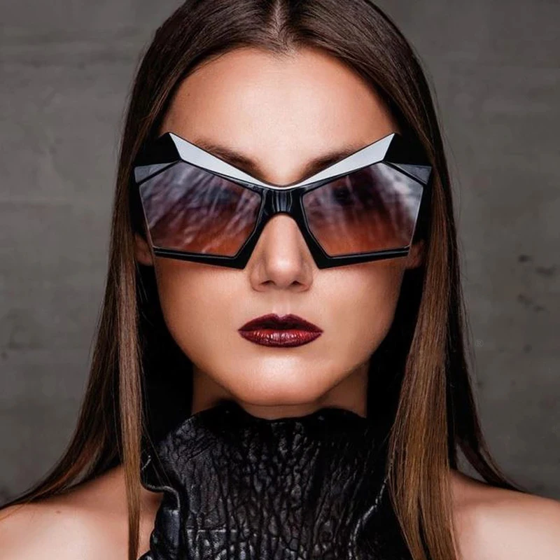 Fashion Oversized Irregular Cat Eye Sunglasses Women 2021 New Luxury Brand Designer Punk Big Frame Glasses Men Shades UV400
Fashion Oversized Irregular Cat Eye Sunglasses Women 2021 New Luxury Brand Designer Punk Big Frame Glasses Men Shades UV400