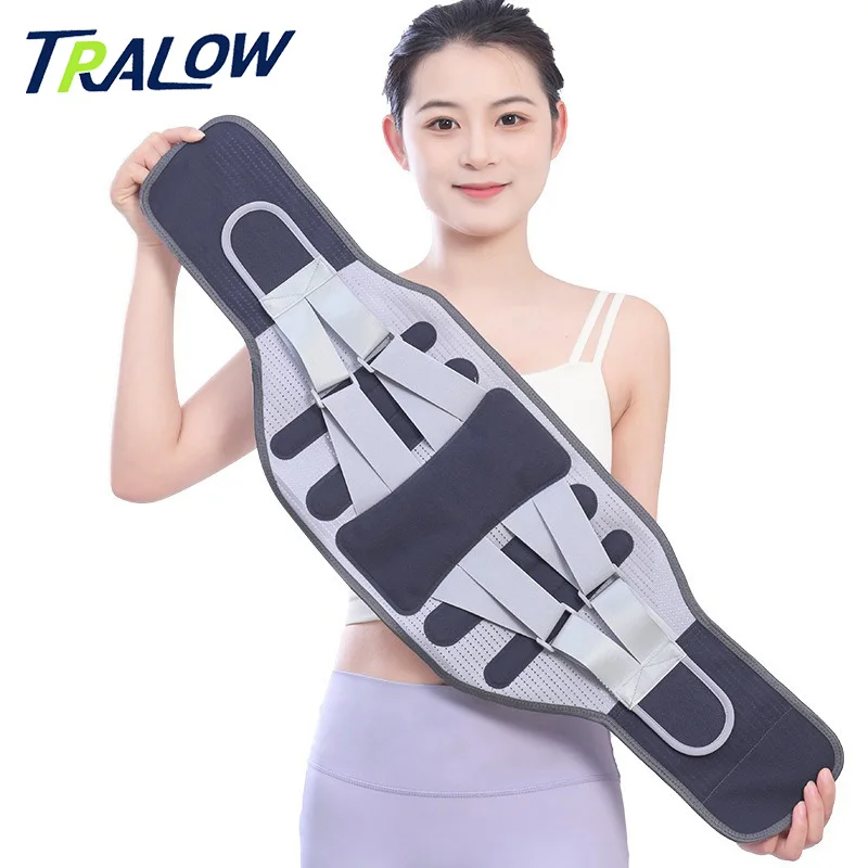 TRALOW Lumbar Support Belt for Women&Men with 3 Removable Pads,Adjustable Straps,Breathable Back Brace Lower Back Pain Relief
TRALOW Lumbar Support Belt for Women&Men with 3 Removable Pads,Adjustable Straps,Breathable Back Brace Lower Back Pain Relief