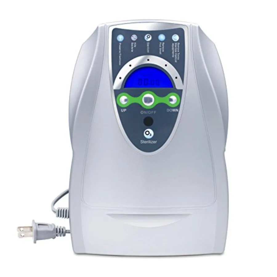Portable Ozone Generator with Timer for Home Room Office Hunting Use - Stainless Steel Housing Silver Color Powerful Air Purifi
Portable Ozone Generator with Timer for Home Room Office Hunting Use - Stainless Steel Housing Silver Color Powerful Air Purifi