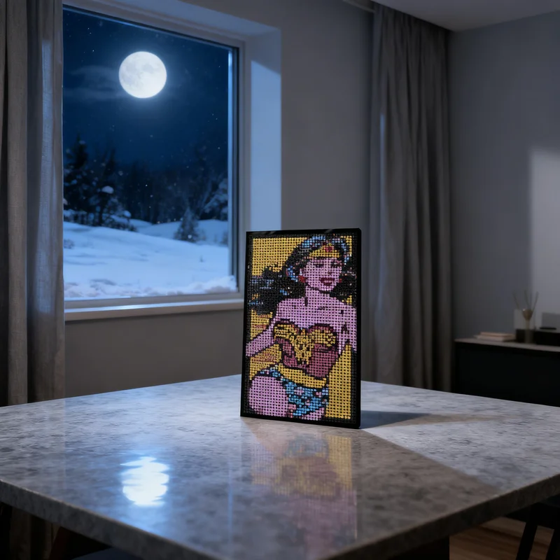 4907pcs MOC Wonder Woman II Art Model Building Blocks Construction Christmas Gifts Toy Creative DIY Idea Assemble Architecture
4907pcs MOC Wonder Woman II Art Model Building Blocks Construction Christmas Gifts Toy Creative DIY Idea Assemble Architecture