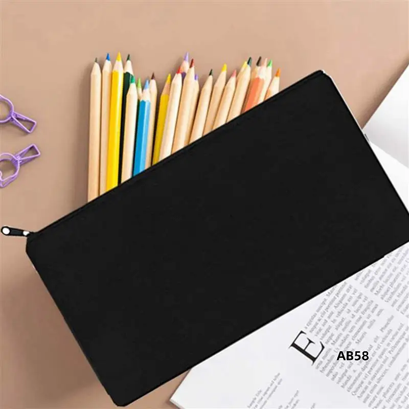 75 Pcs Black Blank Canvas Bag 8.3X4.7In Stationery Storage Zipper Bag DIY Graffiti Pencil Case DIY Gift Bag
75 Pcs Black Blank Canvas Bag 8.3X4.7In Stationery Storage Zipper Bag DIY Graffiti Pencil Case DIY Gift Bag