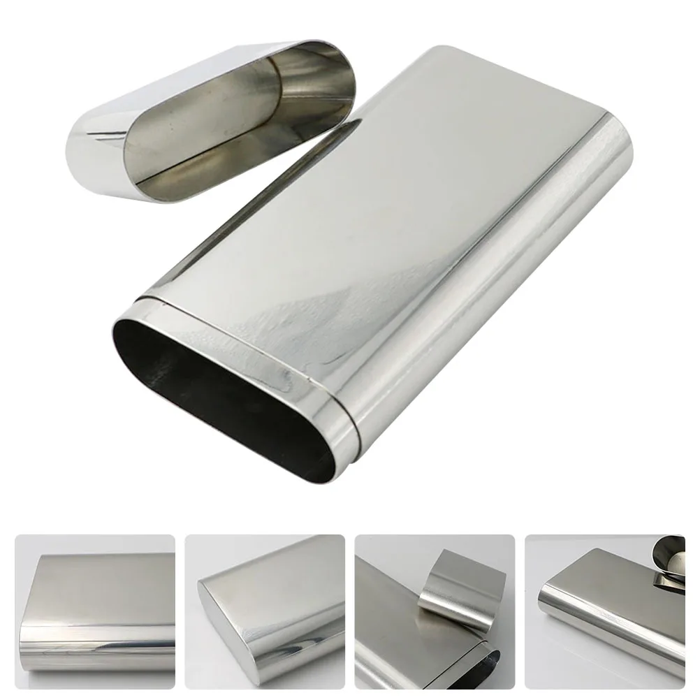 Stainless Steel Cigar Box Portable Holder for 3 Cigars Travel Case Small Size Durable 304 Material Gift Idea Accessory
Stainless Steel Cigar Box Portable Holder for 3 Cigars Travel Case Small Size Durable 304 Material Gift Idea Accessory
