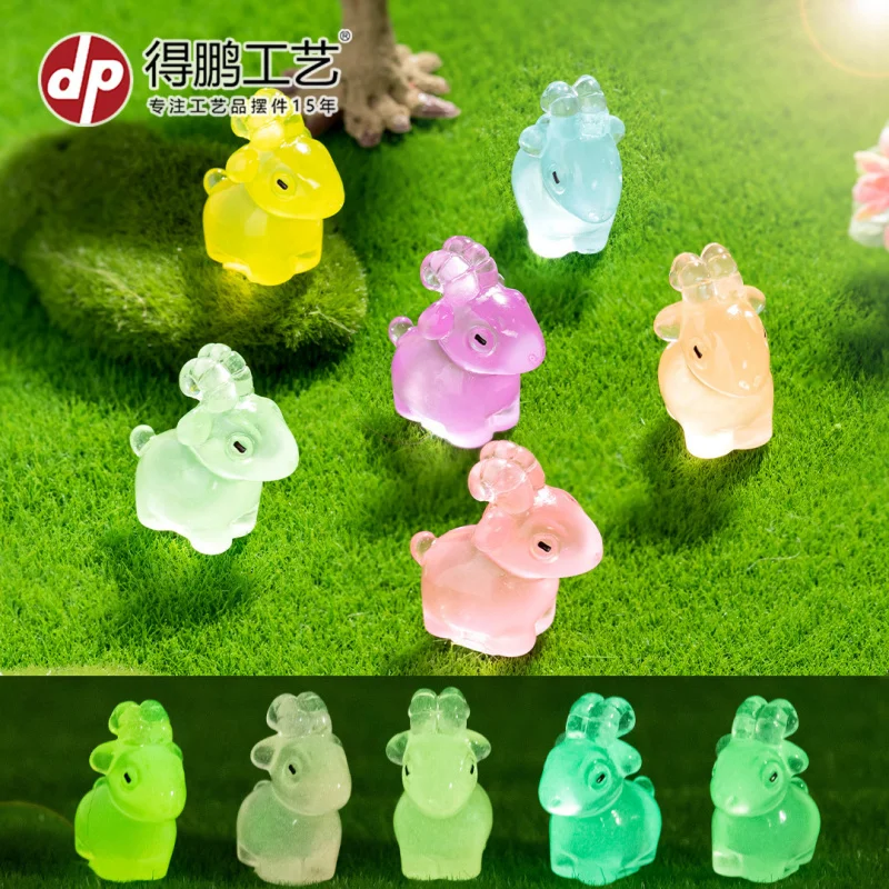 Miniature Colorful Luminous Goat Animal Figurine DIY Decoration Accessories Desktop Resin Small Ornament
Miniature Colorful Luminous Goat Animal Figurine DIY Decoration Accessories Desktop Resin Small Ornament
