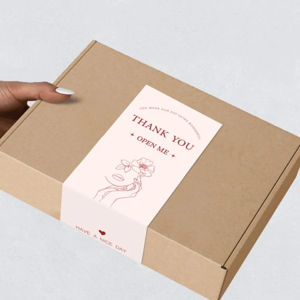 50pcs Rectangular Thank You Sticker 6x15cm Handmade Gift Box Package Decor Flowers Pattern Stickers for Birthday Wedding
50pcs Rectangular Thank You Sticker 6x15cm Handmade Gift Box Package Decor Flowers Pattern Stickers for Birthday Wedding