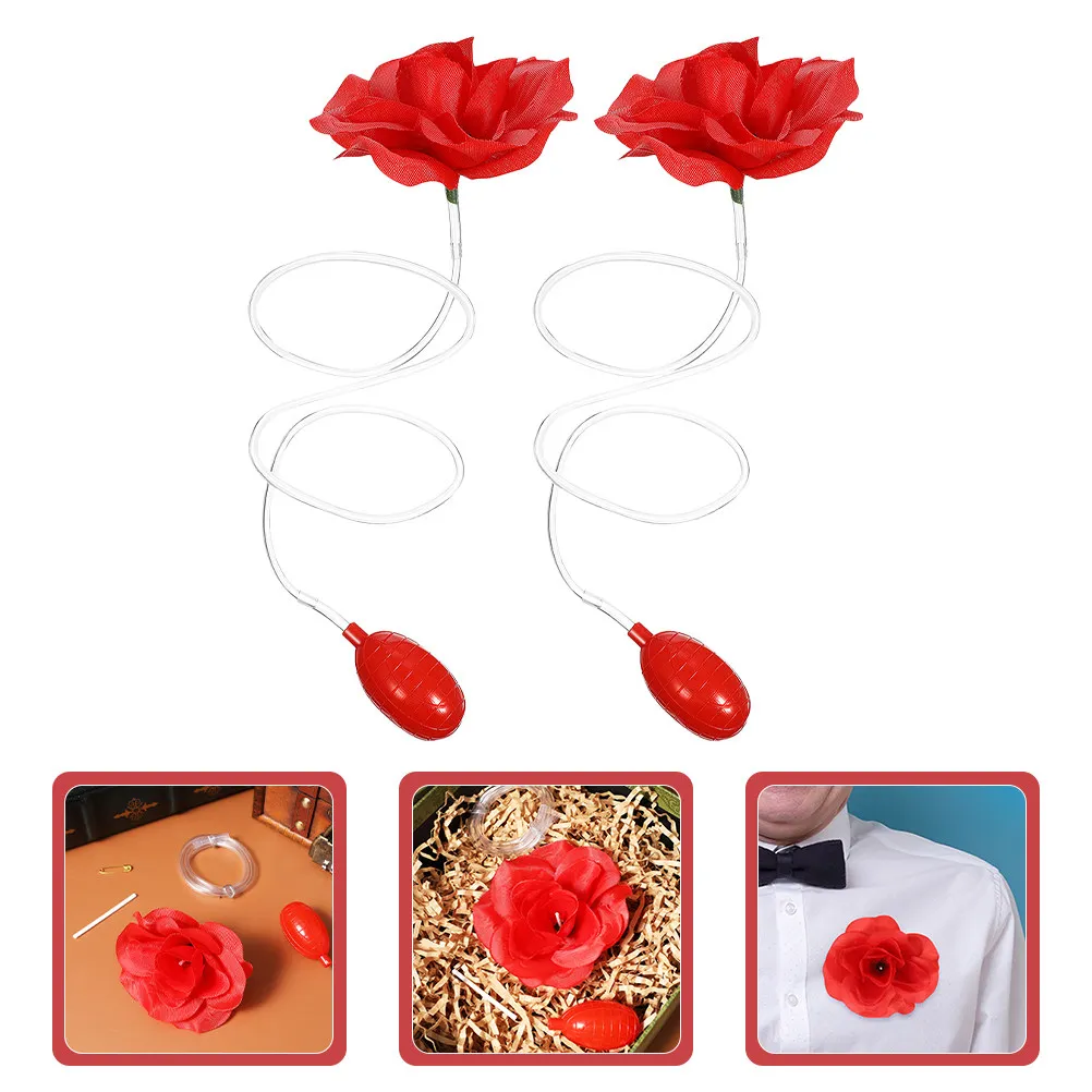 2Pcs Funny Prank Squirt Rose Realistic Artificial Red Rose for Kids Adults April Fool Halloween Squirting Water
2Pcs Funny Prank Squirt Rose Realistic Artificial Red Rose for Kids Adults April Fool Halloween Squirting Water