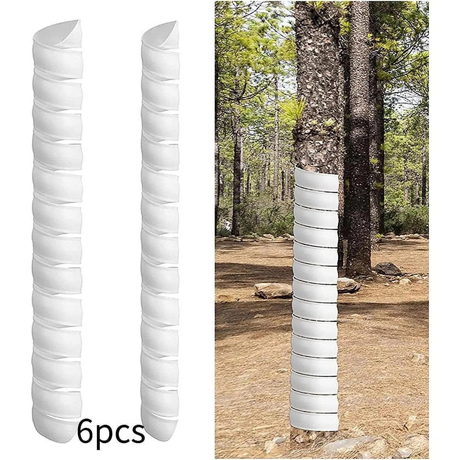 6x Tree Trunk Protector Tree Bark Protectors Tree Protection Cover Plant Protection Cover Garden Saplings Winter Lawn Porch Yard
6x Tree Trunk Protector Tree Bark Protectors Tree Protection Cover Plant Protection Cover Garden Saplings Winter Lawn Porch Yard