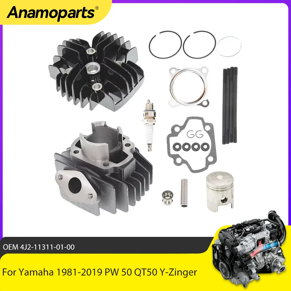 STD 40MM Motor Cylinder Piston Gasket Bearing Rebuild Overhaul Top End for Yamaha 1981-2019 PW 50 QT50 Y-Zinger 4J2-11311-01-00
STD 40MM Motor Cylinder Piston Gasket Bearing Rebuild Overhaul Top End for Yamaha 1981-2019 PW 50 QT50 Y-Zinger 4J2-11311-01-00