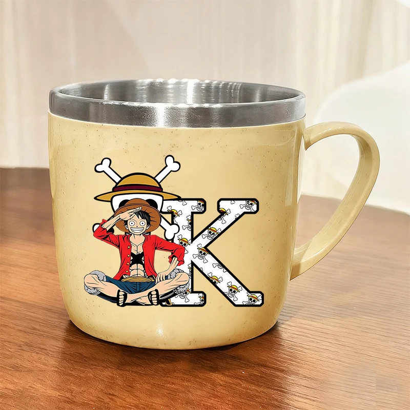 One Piece Letter Water Cup for Boy Girl luffy 304 Stainless Steel Cups Handle Coffee Milk Mug Tea Drink Water Bottle Home Gift
One Piece Letter Water Cup for Boy Girl luffy 304 Stainless Steel Cups Handle Coffee Milk Mug Tea Drink Water Bottle Home Gift