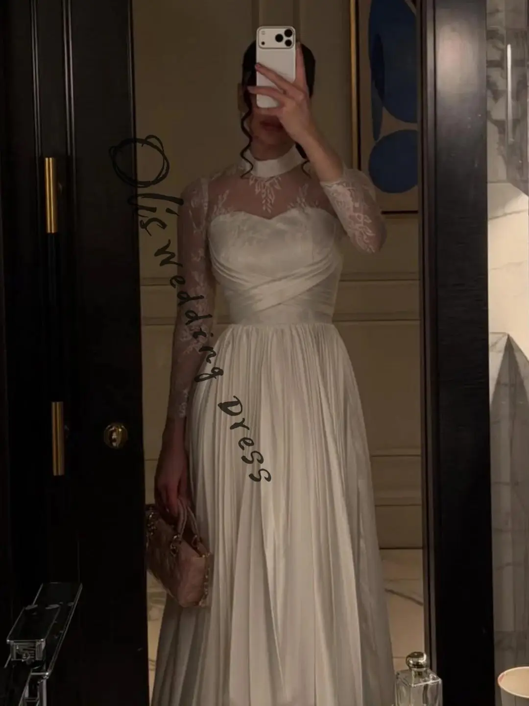 customized Long Sleeves High Neck Prom Dresses Floor Length Pleated Chiffon Party Dresses Evening Dresses
customized Long Sleeves High Neck Prom Dresses Floor Length Pleated Chiffon Party Dresses Evening Dresses