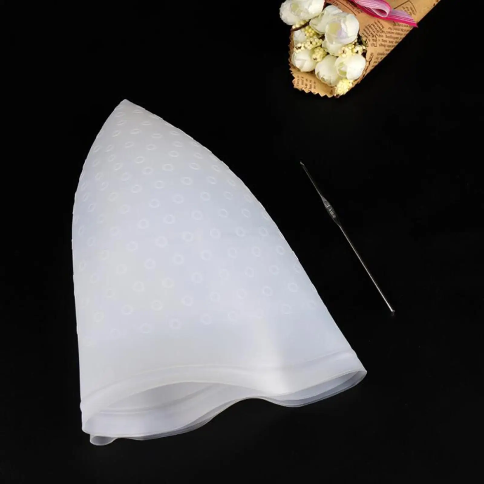 Highlighting Dye Cap Silicone Reusable Hair Coloring Cap Bleaching Frosting Tool with Hook for Hair Styling
Highlighting Dye Cap Silicone Reusable Hair Coloring Cap Bleaching Frosting Tool with Hook for Hair Styling