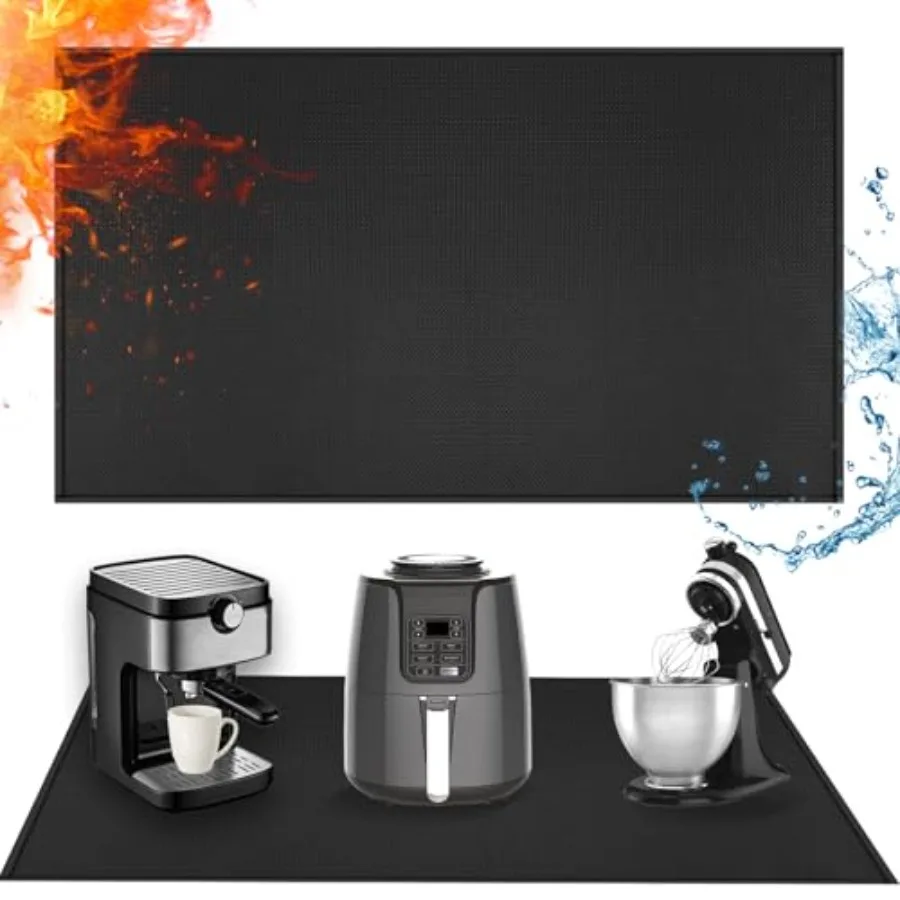 Extra Large Heat Resistant Mat for Countertop, 24 x 48in Fireproof Silicone Mats for Kitchen Counter, Easy to Clean Countertop
Extra Large Heat Resistant Mat for Countertop, 24 x 48in Fireproof Silicone Mats for Kitchen Counter, Easy to Clean Countertop