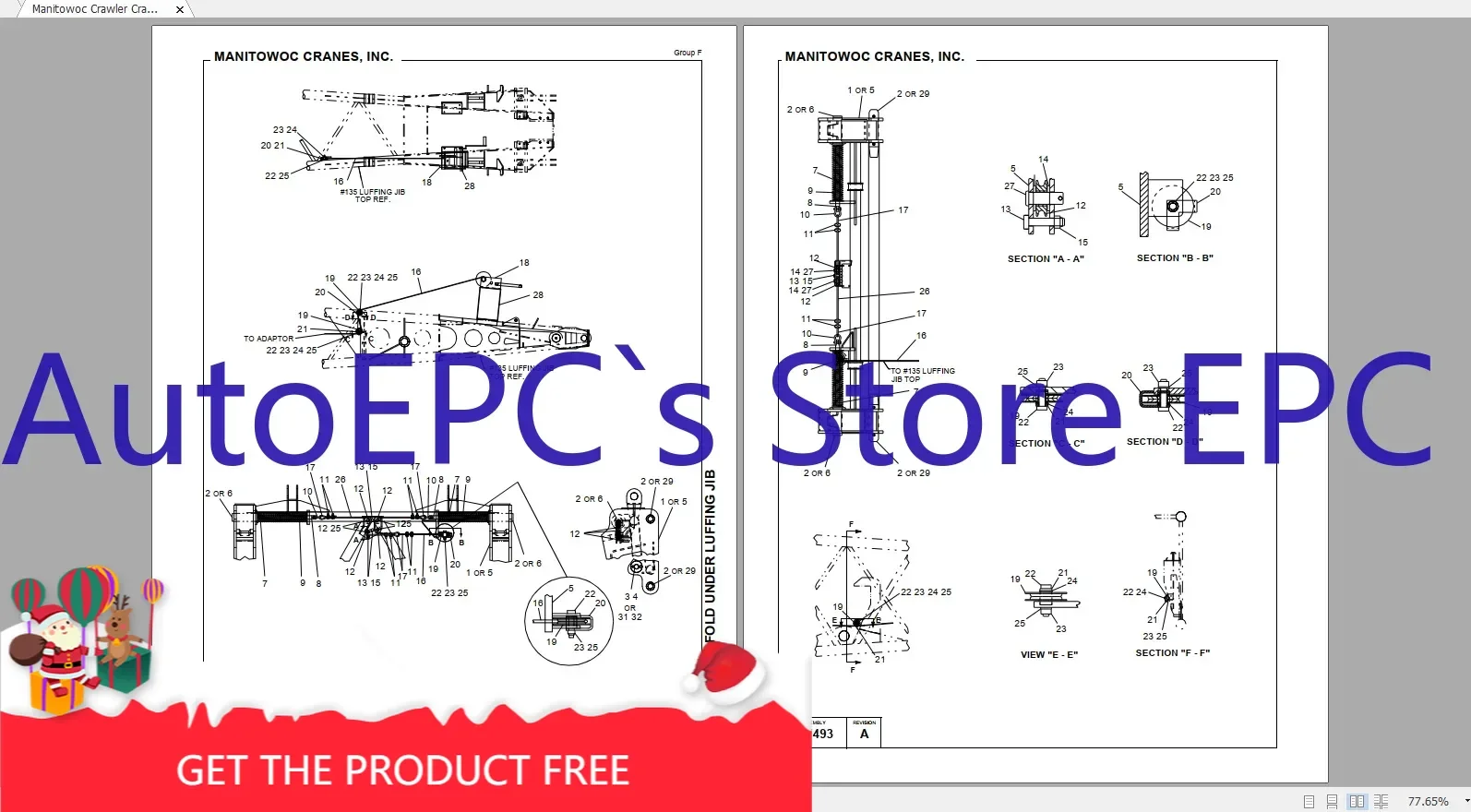 Гусеничный кран AutoEPC Manitowoc 7,95 ГБ 02.2022 Руководство по коллекции деталей EN PDF DVD
Гусеничный кран AutoEPC Manitowoc 7,95 ГБ 02.2022 Руководство по коллекции деталей EN PDF DVD