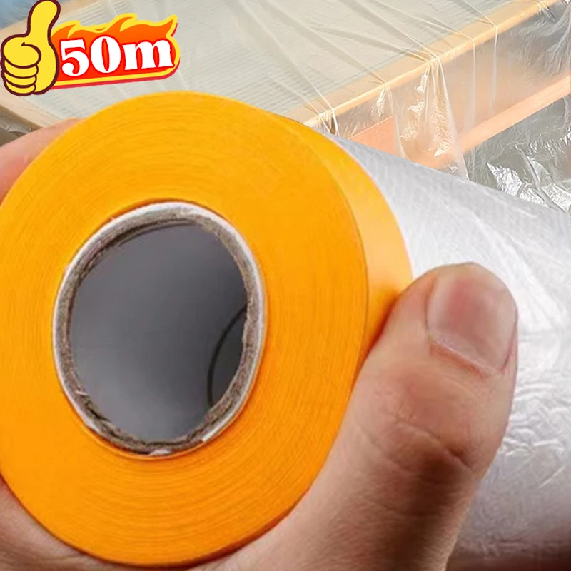 10/50 м малярная пленка с клейкой лентой пылезащитный пластиковый чехол малярная лента рулон для защиты стен мебели
10/50 м малярная пленка с клейкой лентой пылезащитный пластиковый чехол малярная лента рулон для защиты стен мебели