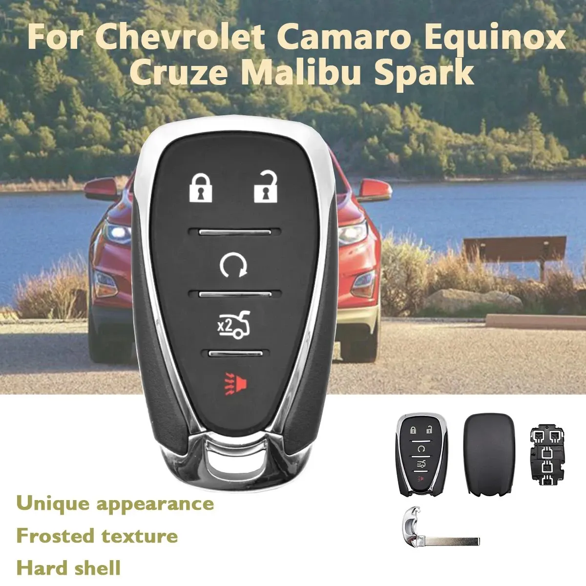 5 Buttons Remote Car Key Shell Fob Case For Chevrolet Camaro Equinox Cruze Malibu Spark Smart Key
5 Buttons Remote Car Key Shell Fob Case For Chevrolet Camaro Equinox Cruze Malibu Spark Smart Key
