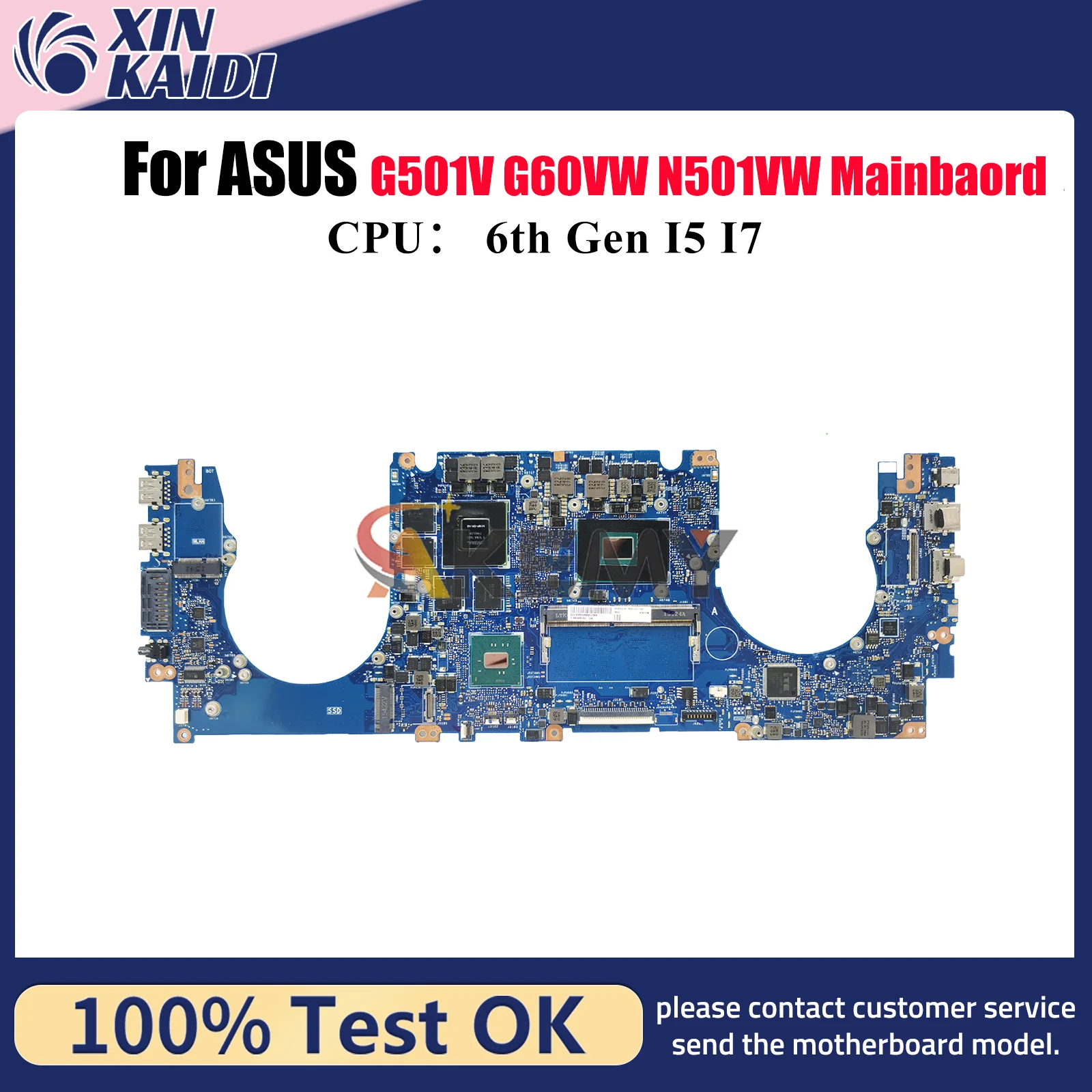 N501VW Материнская плата для ноутбука ASUS ROG N501VW G501V N501V Материнская плата для ноутбука с процессором I5 I7 100% тестирование ОК быстрая доставка stk
N501VW Материнская плата для ноутбука ASUS ROG N501VW G501V N501V Материнская плата для ноутбука с процессором I5 I7 100% тестирование ОК быстрая доставка stk