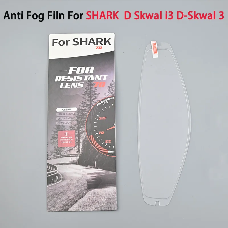 Film Anti-Fog Film For SHARK D-Skwal 3 Ridill 2 VZ 400 Helmet Anti-Fog Insert Sticker For Clear Vision Motorcycle Accessories
Film Anti-Fog Film For SHARK D-Skwal 3 Ridill 2 VZ 400 Helmet Anti-Fog Insert Sticker For Clear Vision Motorcycle Accessories