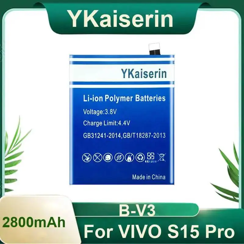 Аккумулятор мобильного телефона емкостью 2800 мАч для Vivo S15 Pro, высокопроизводительный стабильный источник питания B-V3
Аккумулятор мобильного телефона емкостью 2800 мАч для Vivo S15 Pro, высокопроизводительный стабильный источник питания B-V3
