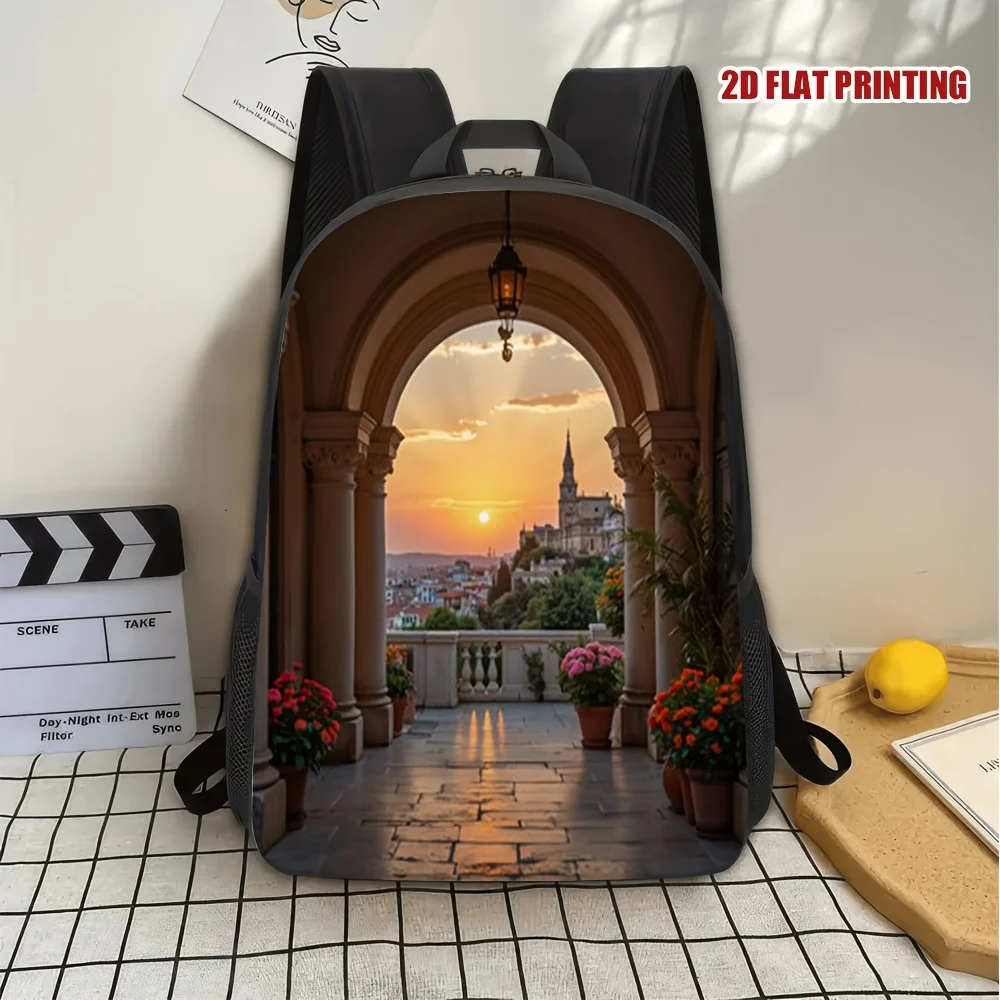 1 Piece Arch Vista 2D Flat Print Backpack - Stylish Polyester Backpack with Removable Shoulder Strap, Lightweight and Durable
1 Piece Arch Vista 2D Flat Print Backpack - Stylish Polyester Backpack with Removable Shoulder Strap, Lightweight and Durable