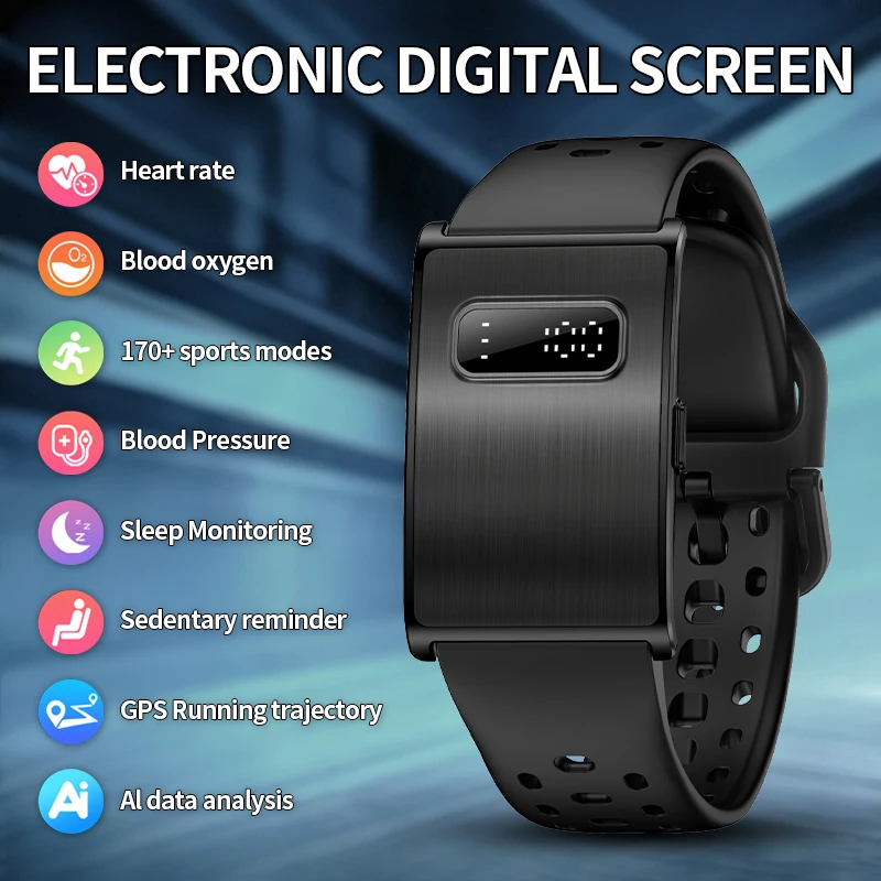 FOXBOX 2026 Men Digital Smart Watches With 24Hour Heart Rate Monitor AI Health Tracker Call Notification Reminder Smart Bracelet
FOXBOX 2026 Men Digital Smart Watches With 24Hour Heart Rate Monitor AI Health Tracker Call Notification Reminder Smart Bracelet