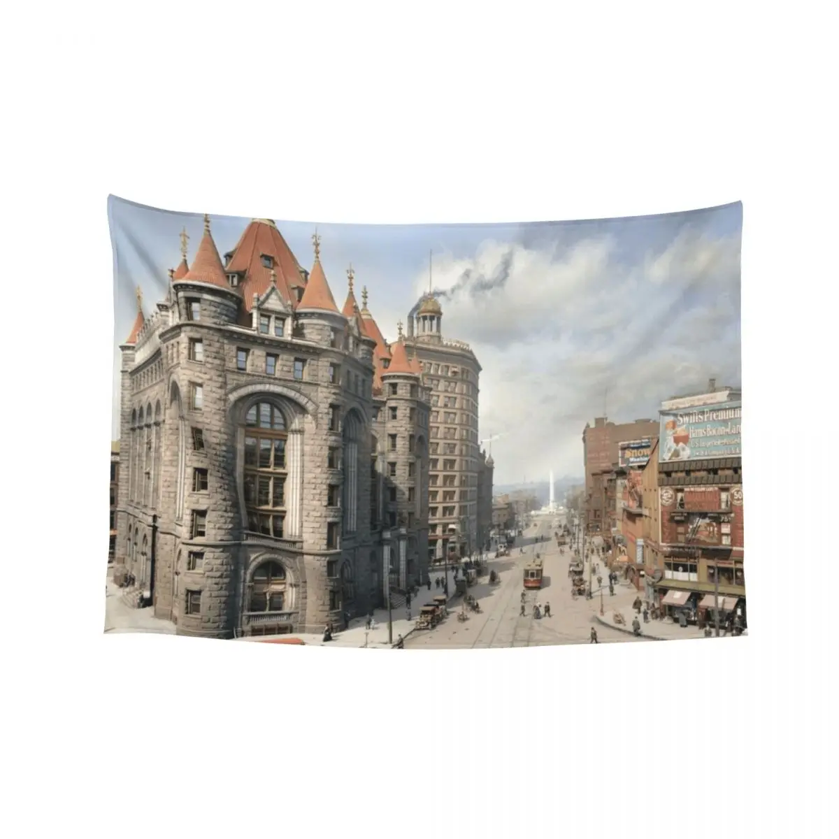Niagara Street, Buffalo, 1908 Tapestry Home Decorations Aesthetic Decorative Paintings Room Decor Tapestry
Niagara Street, Buffalo, 1908 Tapestry Home Decorations Aesthetic Decorative Paintings Room Decor Tapestry