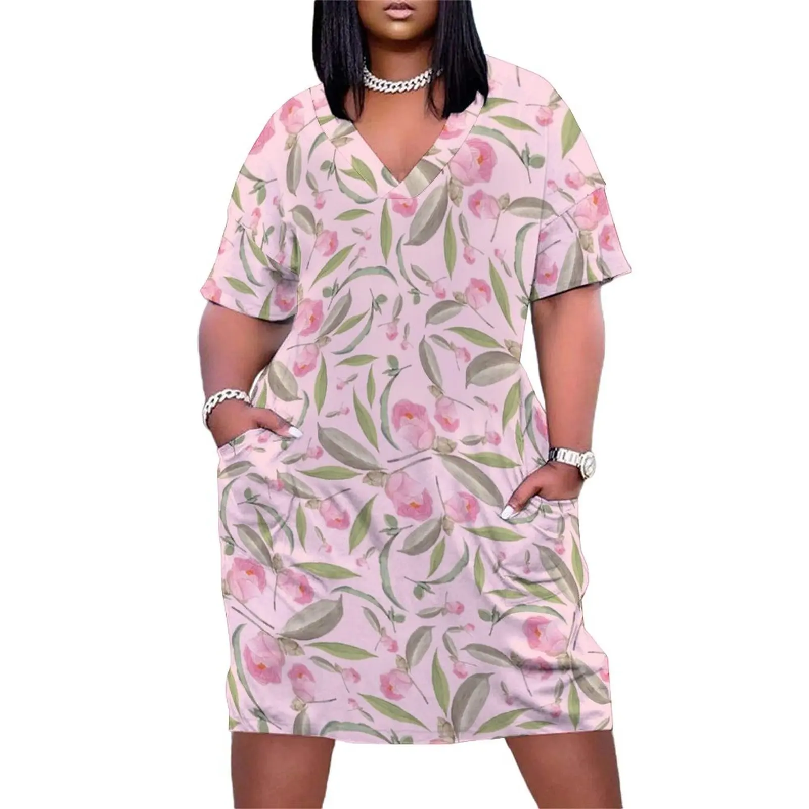 Camellia Flowers Loose Pocket Dress Summer women's clothing dress korean style Party dresses for women evening dresses ladies
Camellia Flowers Loose Pocket Dress Summer women's clothing dress korean style Party dresses for women evening dresses ladies