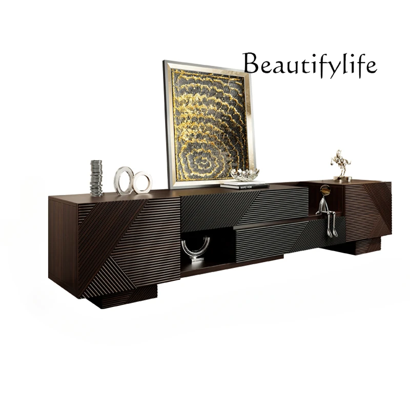 Italian light luxury solid wood TV cabinet modern simple stretchable minimalist living room cabinet antique home
Italian light luxury solid wood TV cabinet modern simple stretchable minimalist living room cabinet antique home