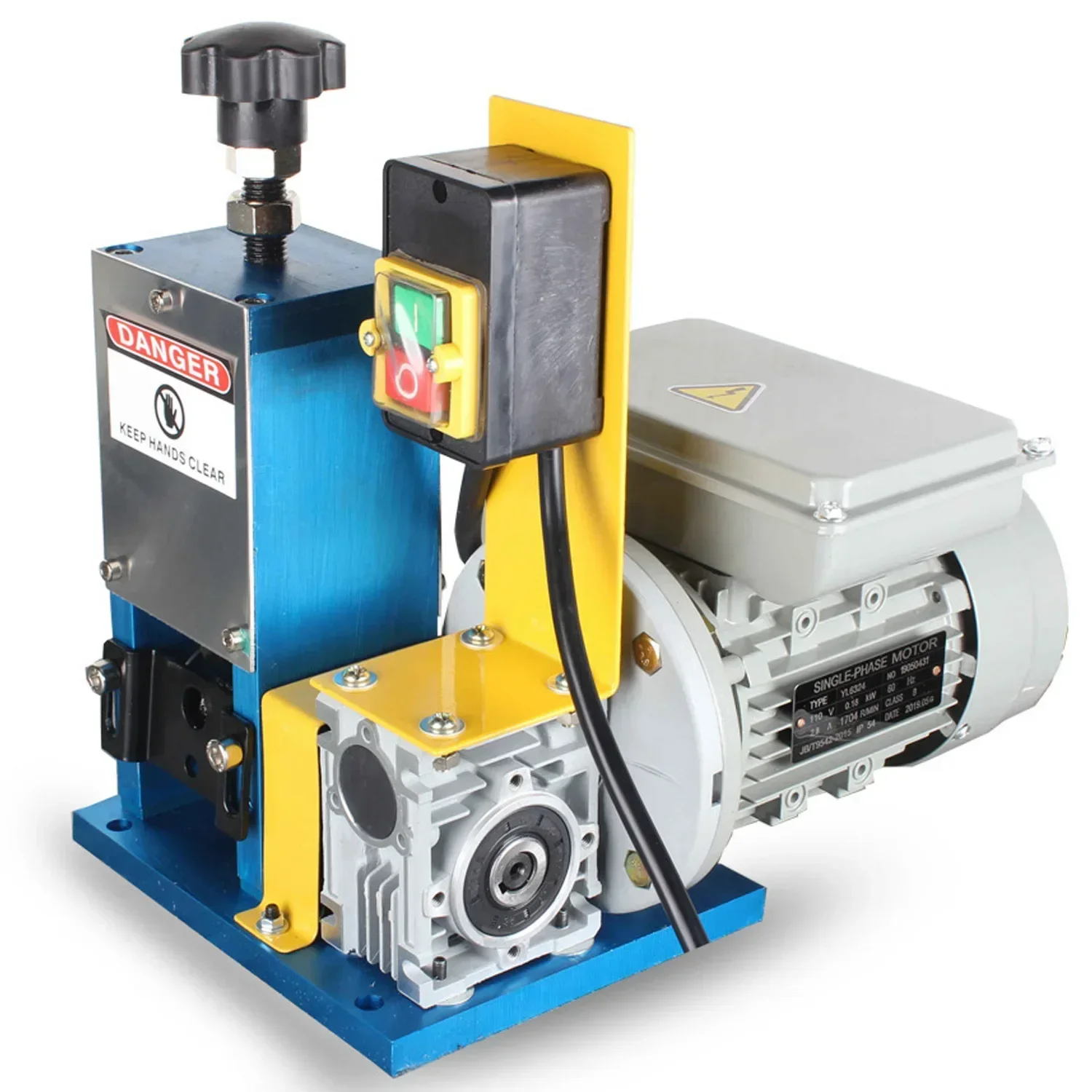 1.5-25 mm Scrap Wire Stripper Copper Cable Peeling V-025M Small Industrial Scrap Wire Cutting Stripping Machine
1.5-25 mm Scrap Wire Stripper Copper Cable Peeling V-025M Small Industrial Scrap Wire Cutting Stripping Machine