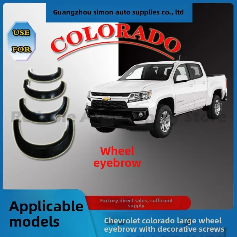 For Chevrolet Colorado Fender Flares with Decorative Screws Mud Guards Pickup Truck Modification Kit Wheel Arch Trim Stylish and
For Chevrolet Colorado Fender Flares with Decorative Screws Mud Guards Pickup Truck Modification Kit Wheel Arch Trim Stylish and