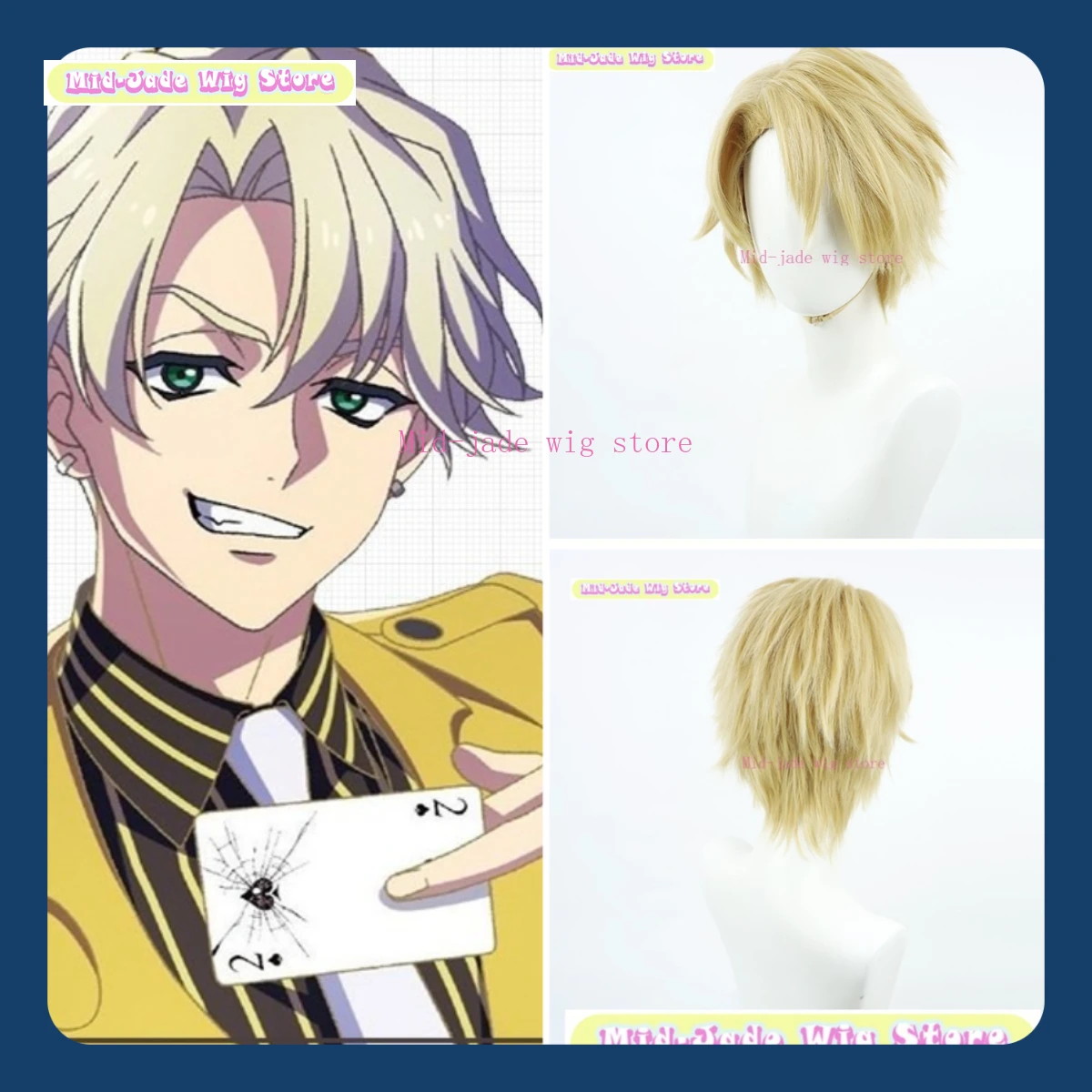 Mid-jade Wig Store High Card Finn Oldman Cosplay Wig Anime Game Role-playing Halloween Party Costume Props Synthetic Hair
Mid-jade Wig Store High Card Finn Oldman Cosplay Wig Anime Game Role-playing Halloween Party Costume Props Synthetic Hair