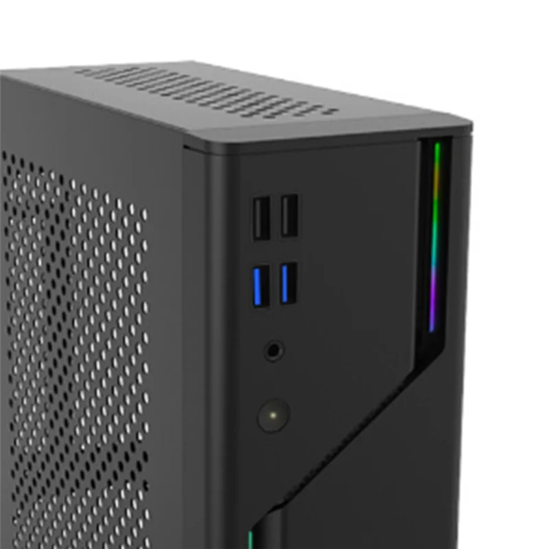 AM-A09R Desktop Empty Chassis 5V ARGB Panel 4USB Support Small 1U Power Supply Itx Main Board
AM-A09R Desktop Empty Chassis 5V ARGB Panel 4USB Support Small 1U Power Supply Itx Main Board