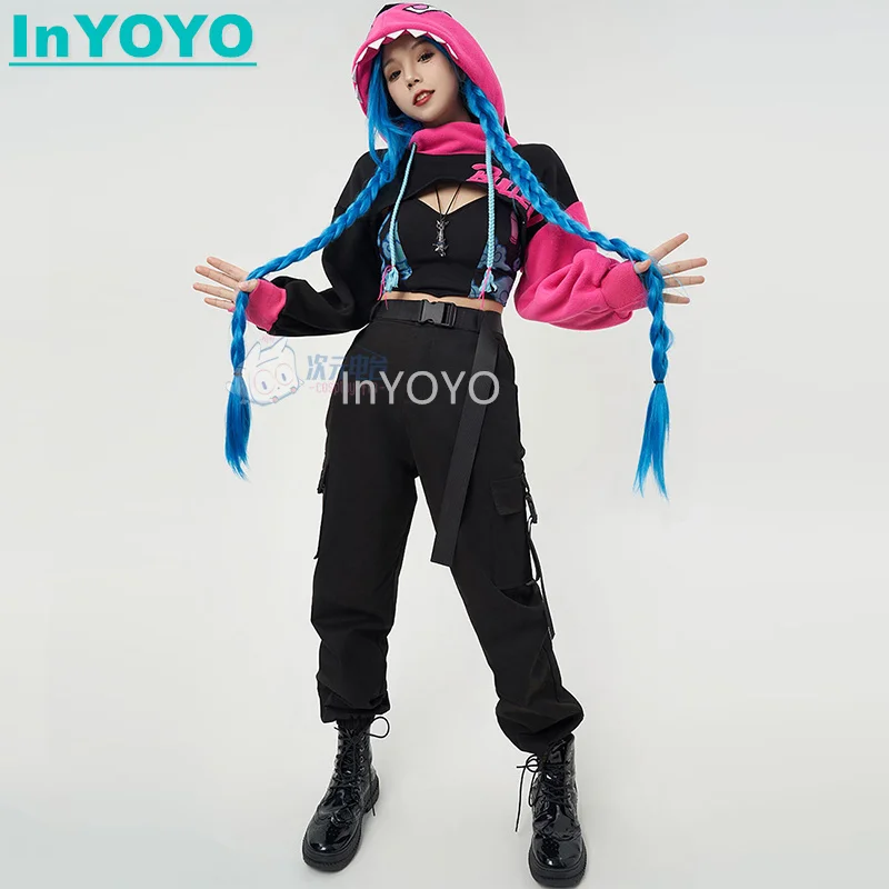 InYOYO Jinx Cosplay Costume Game LOL Fashion Casual Clothes Uniform Daily Wear Hoodies Top Party Outfit S-XL New 2023
InYOYO Jinx Cosplay Costume Game LOL Fashion Casual Clothes Uniform Daily Wear Hoodies Top Party Outfit S-XL New 2023