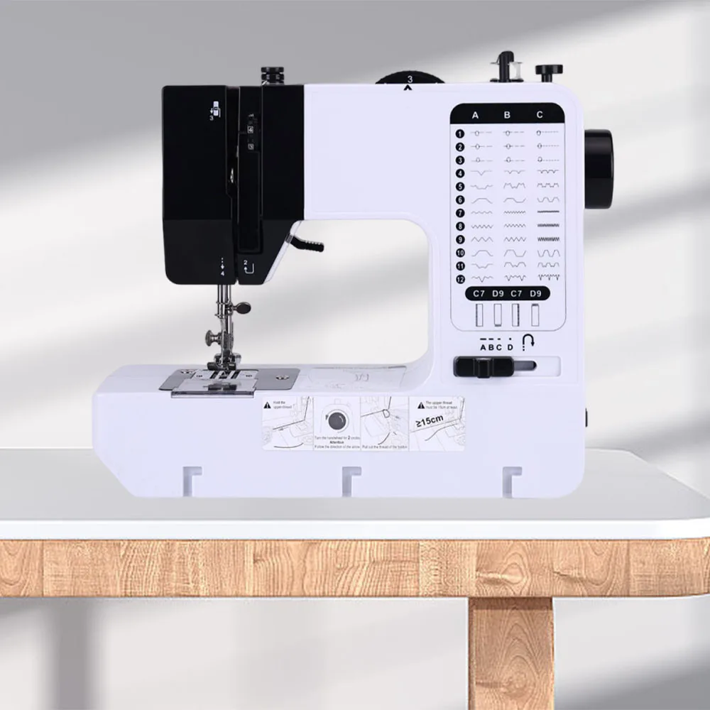 Бытовая электрическая многофункциональная швейная машина 737, 38 стежков, полностью автоматическая блокирующая кромка, настольная ручная педаль, дополнительный стол
Бытовая электрическая многофункциональная швейная машина 737, 38 стежков, полностью автоматическая блокирующая кромка, настольная ручная педаль, дополнительный стол