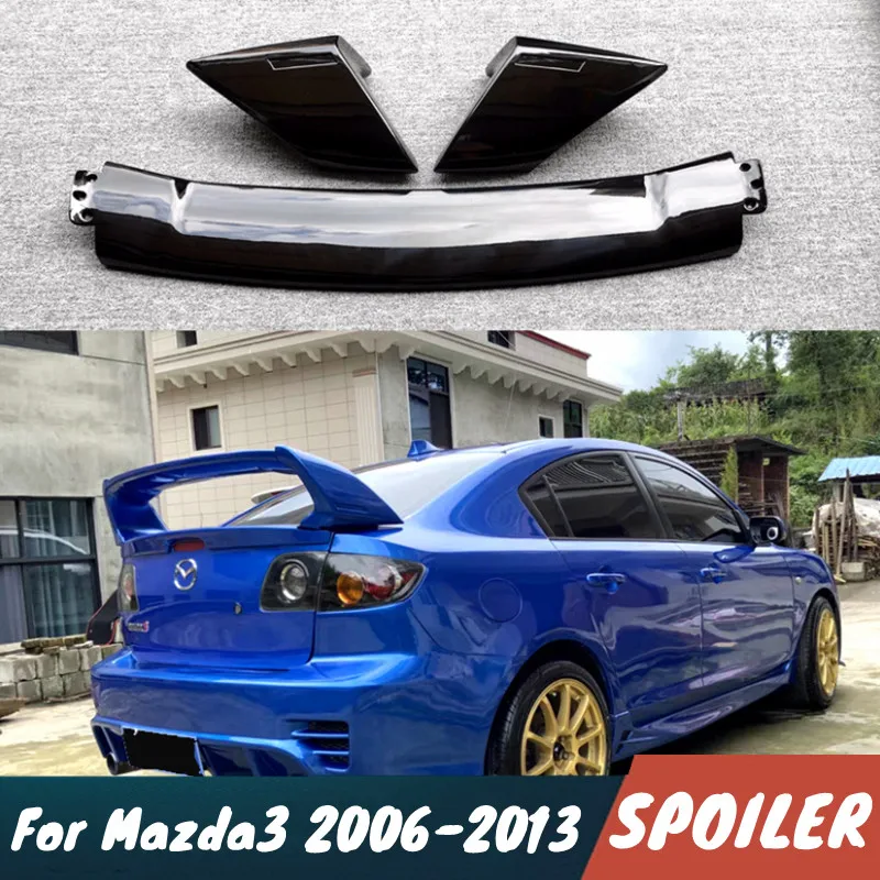 For Mazda 3 2006-2013 High Quality ABS Plastic Car Rear Trunk Lid Car Spoiler Wings Exterior Tuning Accessories Part
For Mazda 3 2006-2013 High Quality ABS Plastic Car Rear Trunk Lid Car Spoiler Wings Exterior Tuning Accessories Part