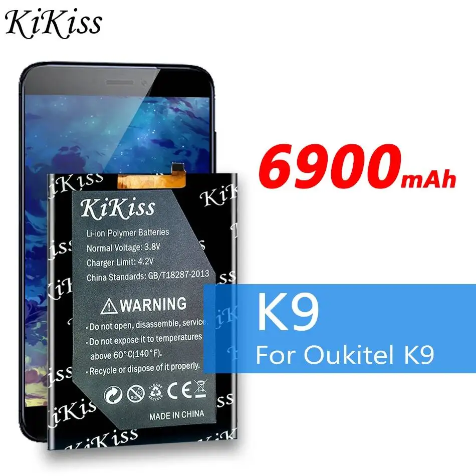 Легкая и долговечная батарея для мобильного телефона Oukitel K9 6900 мАч
Легкая и долговечная батарея для мобильного телефона Oukitel K9 6900 мАч