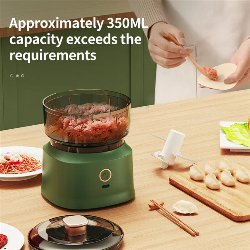 ABEZ Mini Wireless Electric Garlic Press Dual-Purpose Kitchen Food Grinder Rechargeable Meat Grinder Vegetable
ABEZ Mini Wireless Electric Garlic Press Dual-Purpose Kitchen Food Grinder Rechargeable Meat Grinder Vegetable