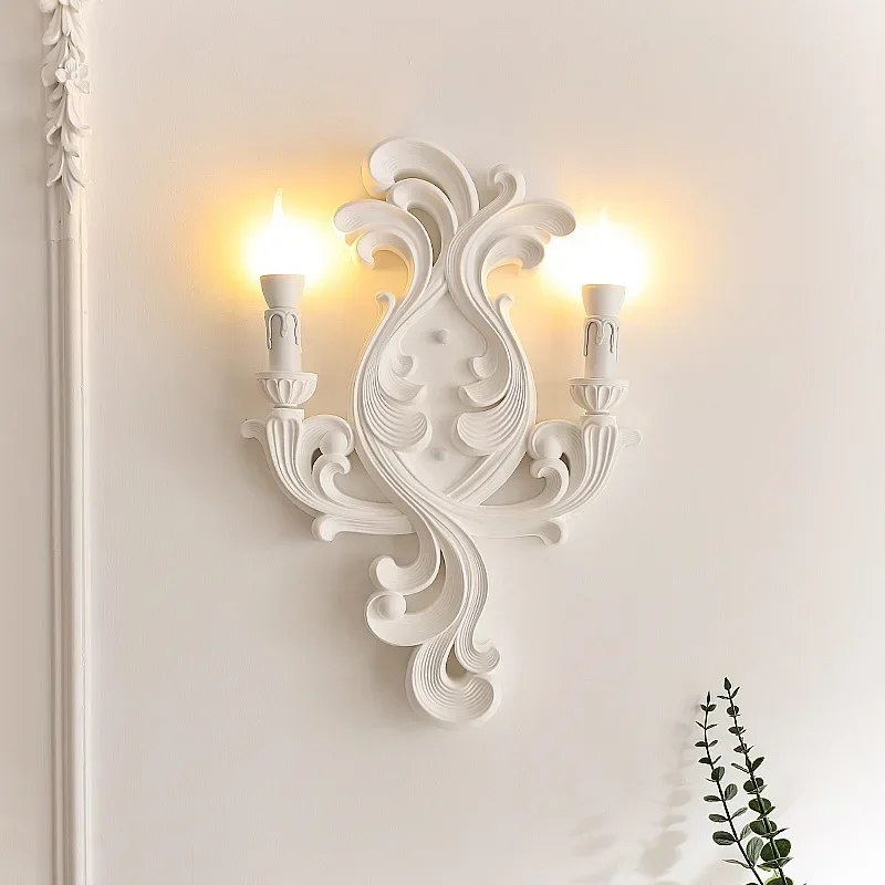 GHEUVNJ French style gypsum wall lamp original retro relief living room bedroom lamp high-end art entrance hallway lamp
GHEUVNJ French style gypsum wall lamp original retro relief living room bedroom lamp high-end art entrance hallway lamp